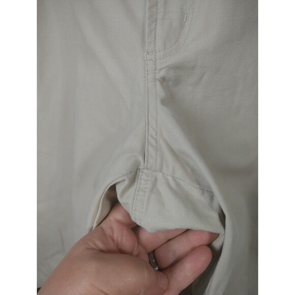 Columbia Men's 38X25 Khaki Tan Cargo Hiking Pants Casual Straight 100 Cotton - Picture 4 of 8